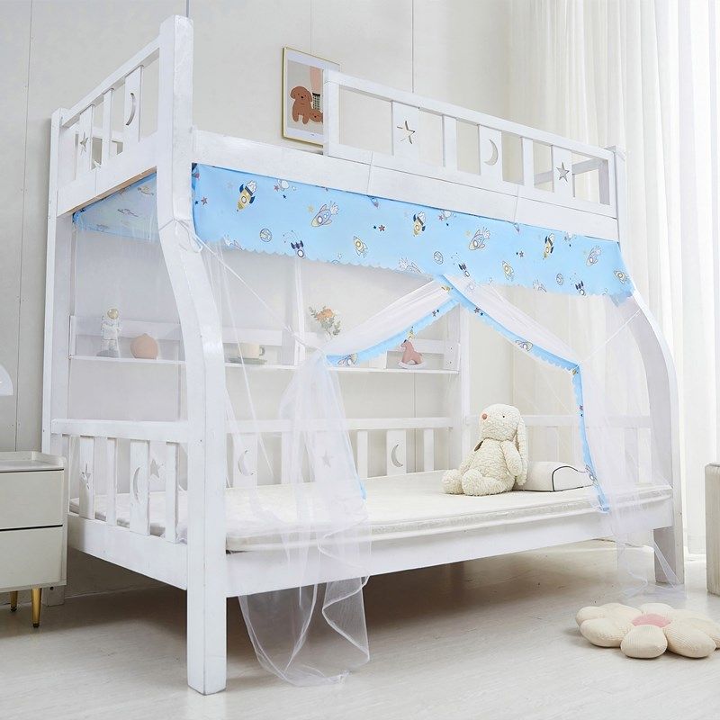子母床蚊帐上下铺梯形梯柜高低家用双层床儿童实木上下床蚊帐,床上用品,蚊帐,淘宝优惠券,粉丝福利购,淘宝优惠卷