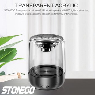 STOENGO True Wireless Stereo Speaker with Transparent Design