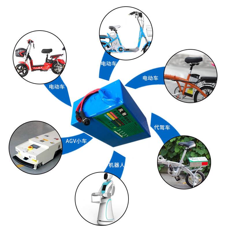 折叠电动车锂电池48v24v16Av滑板改装车挂包电瓶302ha0ah