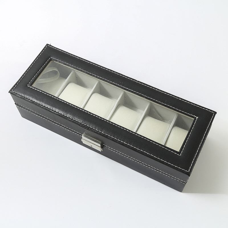 新品Watch Box Leather Display Case Watch Display Box Leather