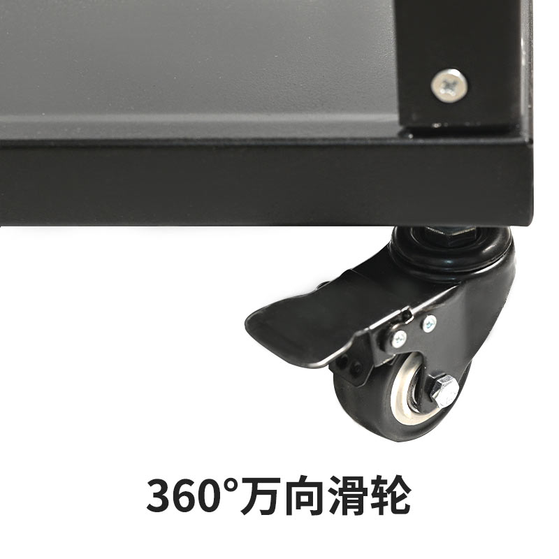 现货投影机推车电k脑电视打印机带轮移动推车 柜式带锁 带门推车