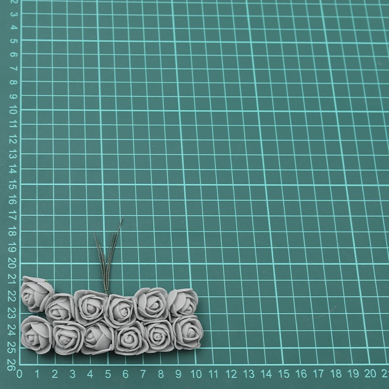 144pcs Pe No Lace Rose Foam Flowers Mini Bouquet Teddy Bear