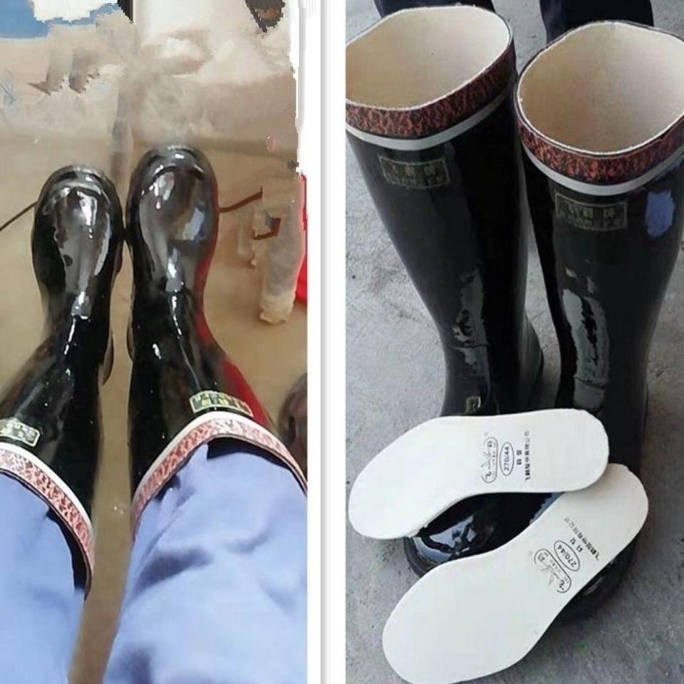 高筒雨鞋 煤矿j矿工劳保雨鞋 半筒橡胶水鞋 中筒工矿靴男