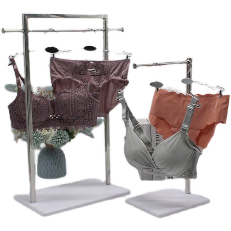 内衣店小型陈列展示架男女内衣裤文胸橱窗桌面T装饰小架子展示架