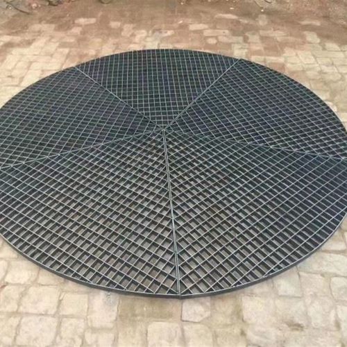 扁铁网平台商用室内户外排水沟地沟盖板地网耐腐蚀格栅锌钢格栅板