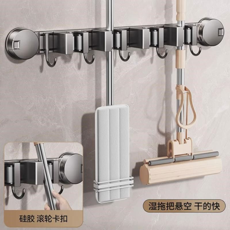 吸盘拖把壁挂夹免打孔挂钩卫生间收纳神器承重固定挂架扫把新品,收纳整理,挂钩/粘钩,淘宝优惠券,粉丝福利购,淘宝优惠卷