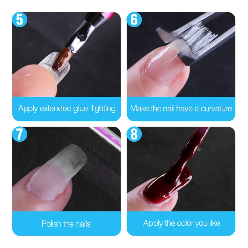1M Nail Art Fiberglass Glass Fiber prepared for V Gel DIY Na