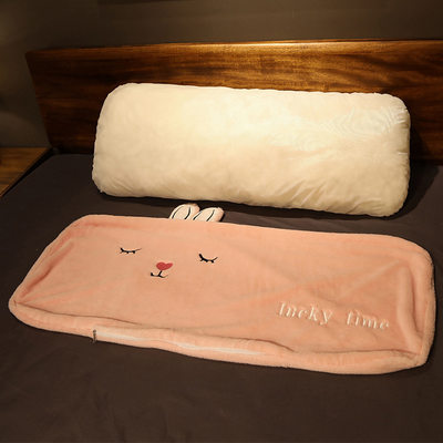 网红Cute Pillow Girl Soft Stuffed Sleep Long Bolster Plush T