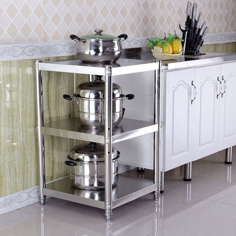 不锈钢厨房置物架落地2层多层微波炉壁挂放锅架子两层4收纳储物架,畜牧/养殖物资,特种养殖设备,淘宝优惠券,粉丝福利购,淘宝优惠卷