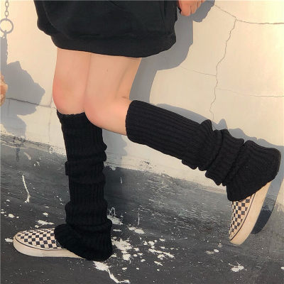 速发Lady Knee High Leg Warmer Sock Women Slim Punk Cool Knit