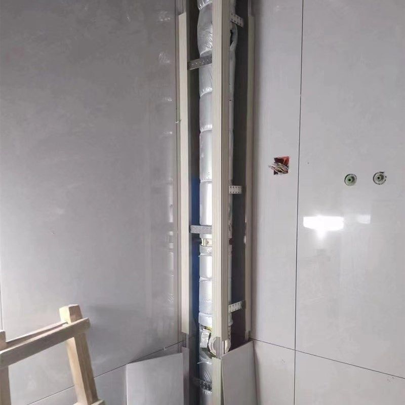 包管瓷砖支架隐形阳台厕所化妆室无边条下水管道材料立管护板遮挡
