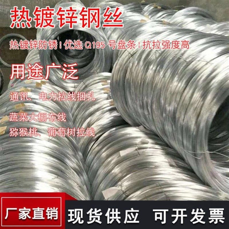 热浸镀锌钢丝16号12号10号x农业用铁丝镀锌防锈钢丝大棚葡萄树搭,农机/农具/农膜,播种栽苗器/地膜机,淘宝优惠券,粉丝福利购,淘宝优惠卷