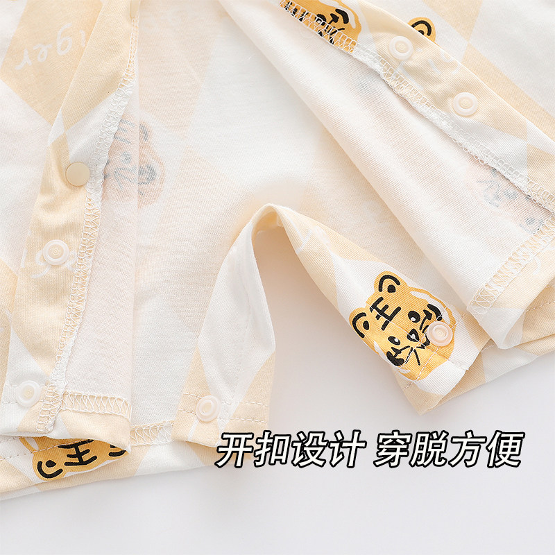 童泰新生婴幼儿纯棉连体衣短y袖男女宝宝休闲夏季四个月衣服超萌使用感如何?