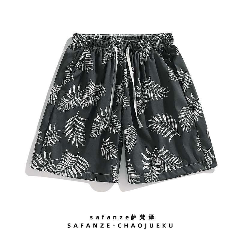 泳裤男五分裤速干中长款时尚平游角沙滩宽松泳裤成人大码男士新品