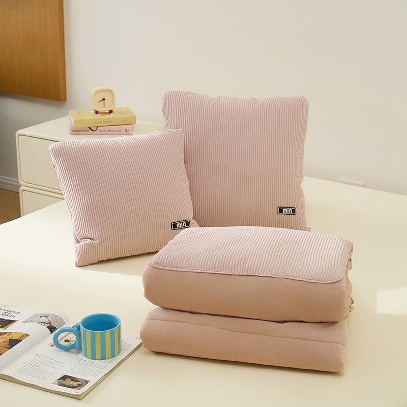 简约抱枕被子两用纯色汽车沙发盖毯加厚办公室宿舍午休小枕头冬季,居家布艺,抱枕被,淘宝优惠券,粉丝福利购,淘宝优惠卷