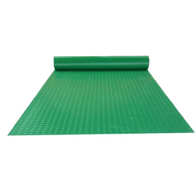 筑华工品防滑地垫mPVC塑胶地毯绿色人字纹一平方米价