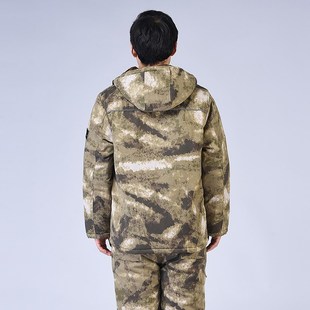 冬季 棉衣男迷彩加绒加厚防水户外防寒宽松耐磨冷库劳保工作服棉袄