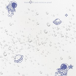 儿童房墙纸自粘防水防潮防霉墙贴卧室温馨墙布墙面贴纸环保无甲醛