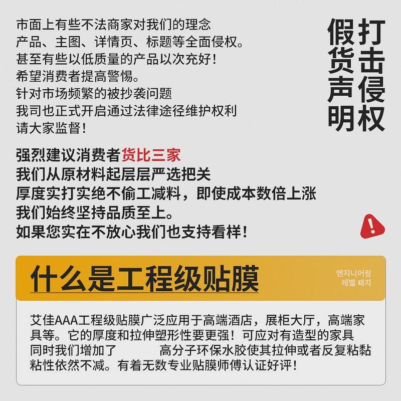 衣柜贴纸自粘翻新修复桌面橱柜加厚家具墙纸防水防潮防霉改色新品