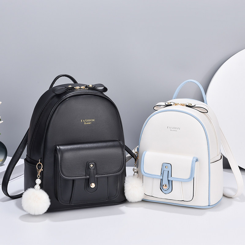 洋气双肩包女百搭高级感2023新款潮时尚大容量小书包女式旅行背包