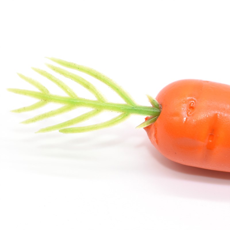 25/50pcs Mini Carrots Artificial Plastic Foam Carrot Fruit A