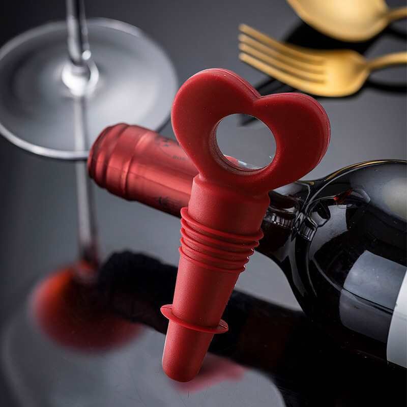 家用硅胶红酒塞 葡萄酒瓶塞子软塞封酒塞密封U器保鲜密封盖子