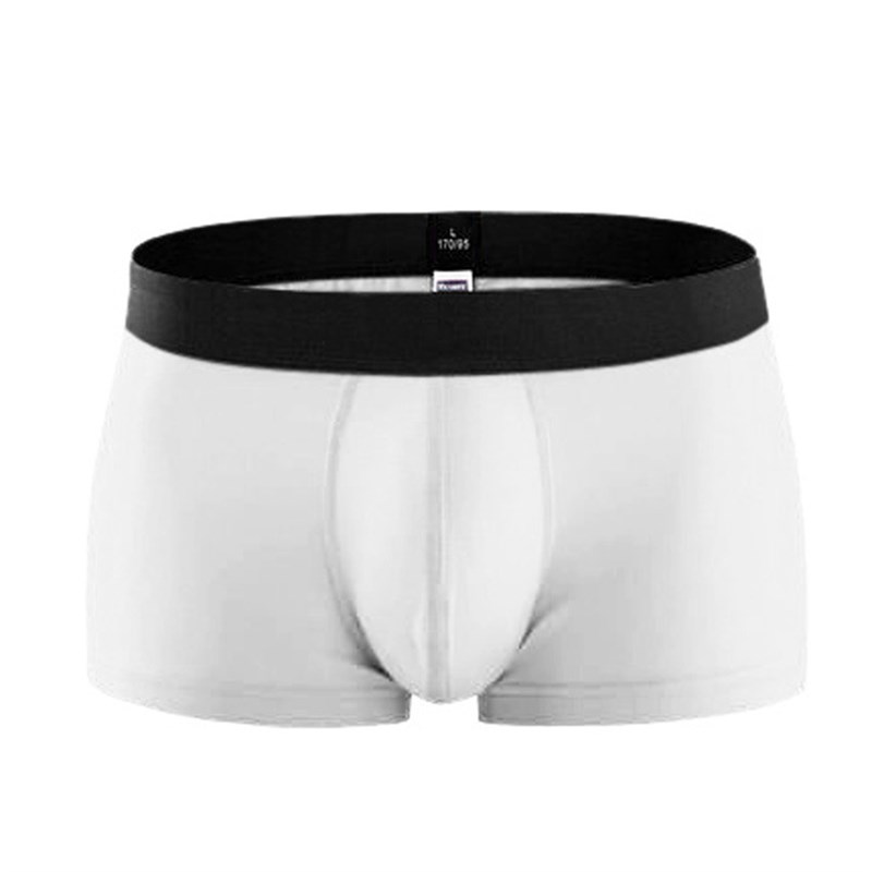 速发Men's underwear boxers waist sexy cotton four-legged pa