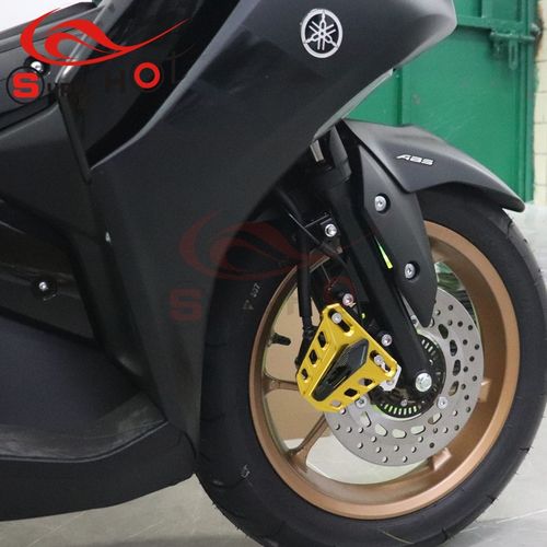 适用雅马哈AEROSPORTS X改装配件NVX155前卡钳保护罩刹车泵防摔盖