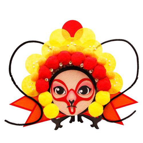 速发新品创意国潮中国风戏曲京剧脸谱摆件团建夜市 儿童手工diy制