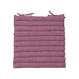 91N棉麻竹排垫 手工弹r力棉坐垫可固定椅垫 办公室椅子垫子 四季