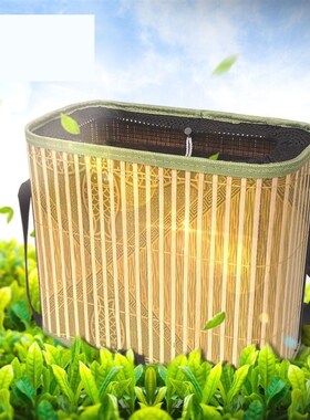 手工摘茶叶篓子塑料采茶竹篓采茶小背篓摘茶筐老式鱼篓筐竹编鱼篓