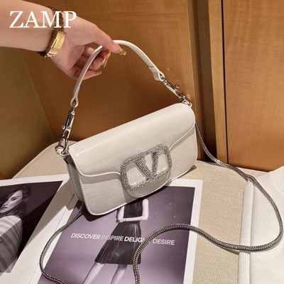 法国ZAMP女包高级感轻奢手提盒子包2023新款单肩斜挎时尚小方包