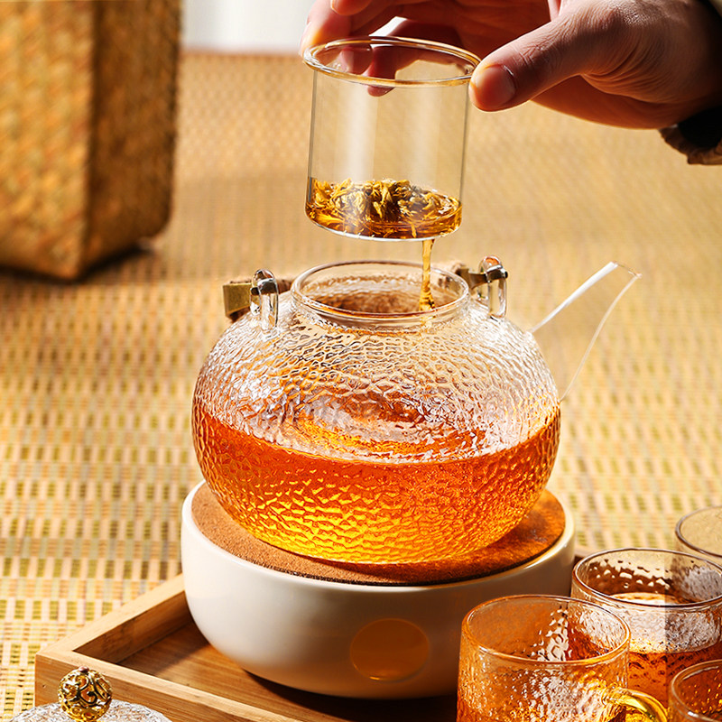 围炉煮茶玻璃茶壶泡茶家用耐高温煮茶器明火提梁壶烧水花茶壶套装,餐饮具,茶壶,淘宝优惠券,粉丝福利购,淘宝优惠卷