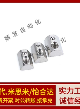 TNTA-20/30/40/45-M4/M5/M6/M8型材通用固定弹珠螺母