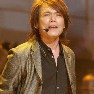 歌手伍佰同款发型男假发长直发帅气逼真蓬松韩版表演小品年会道具