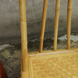 凳小竹凳宝宝椅手工复古艺术休闲椅子 竹椅靠背家用古典编织换鞋