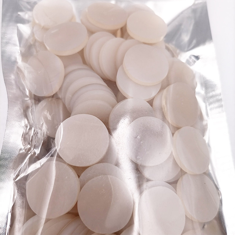 玻璃进样瓶盖密封PTFE特氟龙具四氟乙烯圆形耐高温实验室硅胶垫片