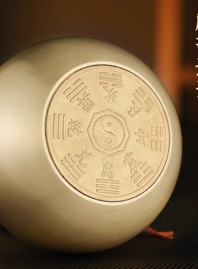 铜葫芦摆件纯黄铜八卦挂件开口开盖空心家居装饰胡葫卢工艺品礼品