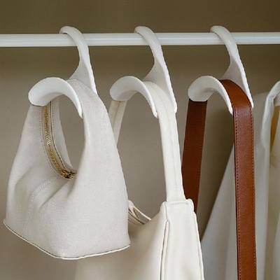 1/2Pcs New Durable PP uBag Rack Holder Home Closet Hat Silk