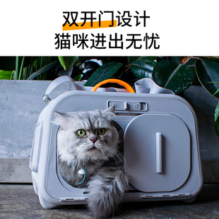 派派猫猫包外出便携太空舱宠物背包手提式 航空箱大容量单肩包猫咪