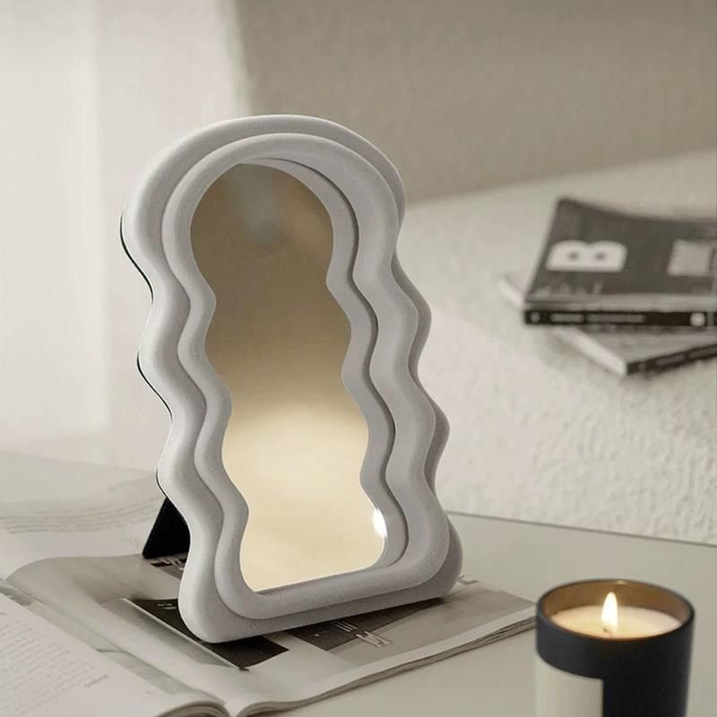 家用桌面桌上台式带灯梳妆镜办公室卧室宿舍学生便携补光镜化妆镜,畜牧/养殖物资,特种养殖设备,淘宝优惠券,粉丝福利购,淘宝优惠卷