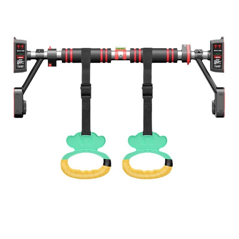 单杠家用室内门框引体向上架w体育中考健身器材门上单杆伸缩吊杠