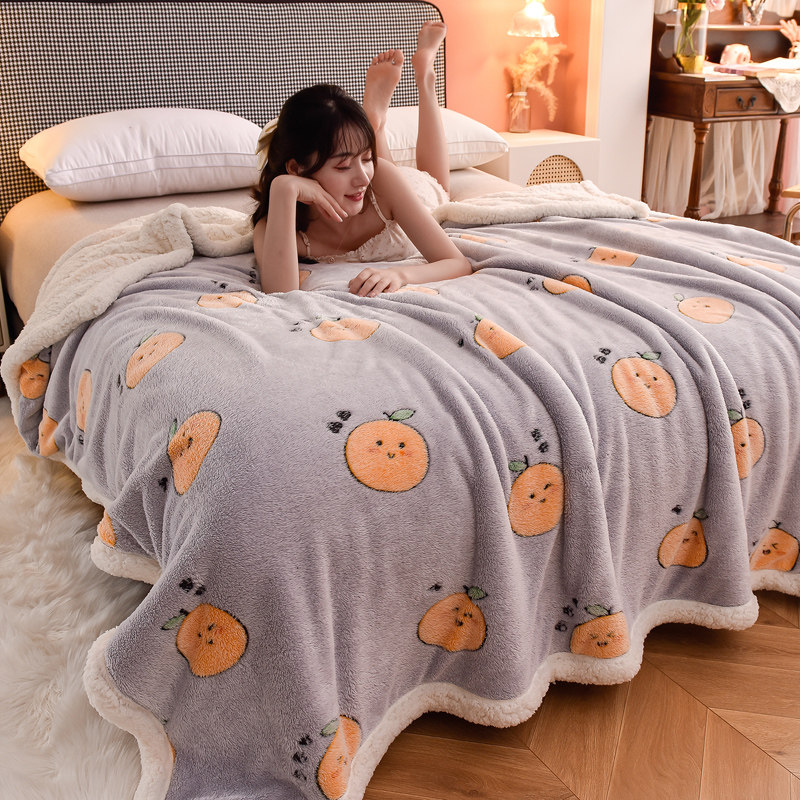 珊瑚绒毛毯午睡沙发小盖毯子夏季单人薄盖毯春秋高档法兰绒空调毯