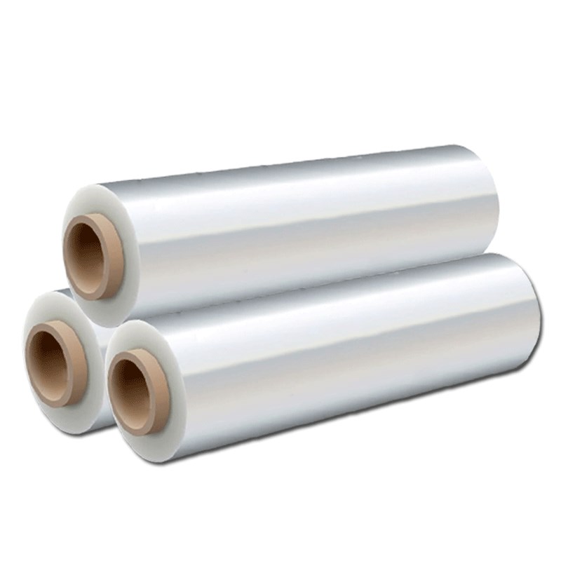 PE拉伸膜缠绕膜50cm宽塑料薄膜包装膜打包膜大卷工业保鲜膜保护膜