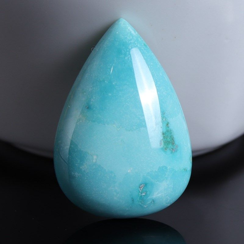 天然无优化高瓷绿松石吊坠水滴挂坠男女款饰品挂件礼物