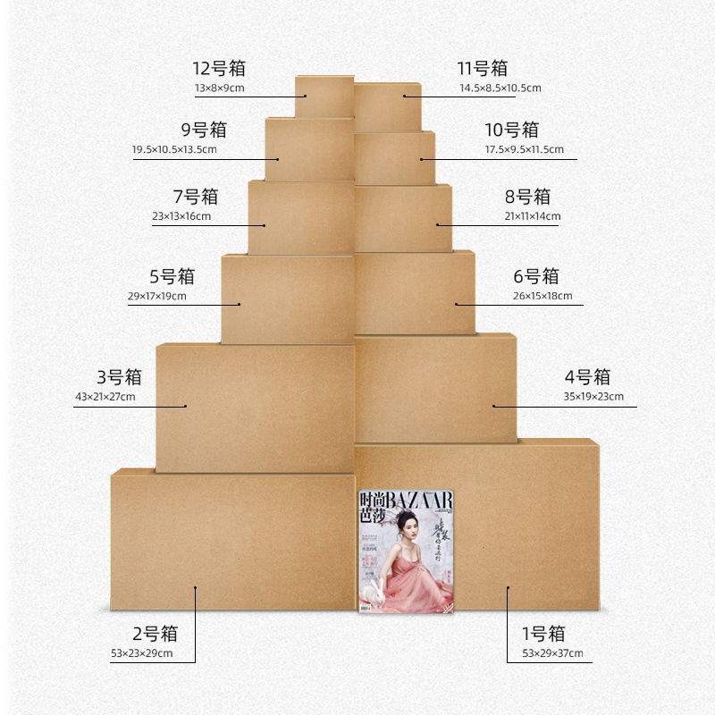 热销搬家打包纸箱100个组纸皮邮政快递包装纸箱子.纸盒定做。