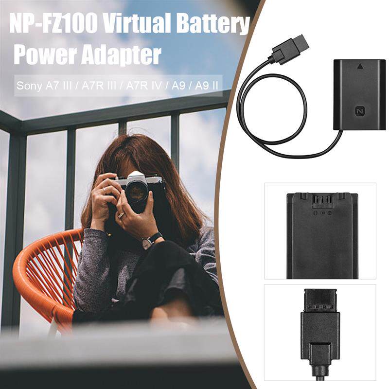 np-fz100 dummy battery power abadpter cadle for dji ronin s