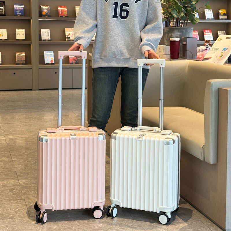 18寸登机箱学生小型行李箱20男拉杆箱2023新款16密码箱铝框箱女