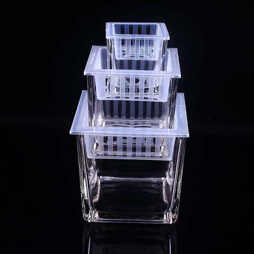 速发Fashionable square cylinder ornaments simple transparent