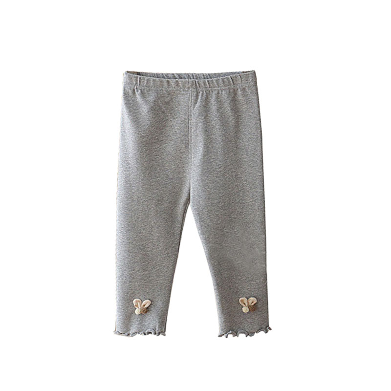 0-5岁女童纯棉春秋款打底x裤婴儿洋气女宝宝小童裤子外穿薄款